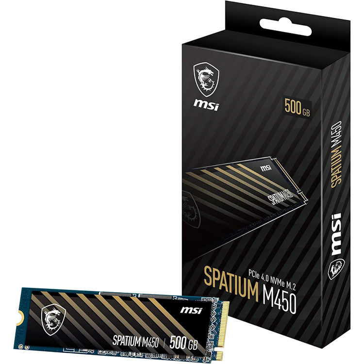 خرید اس اس دی MSI Spatium M450 - ظرفیت 500 گیگابایت